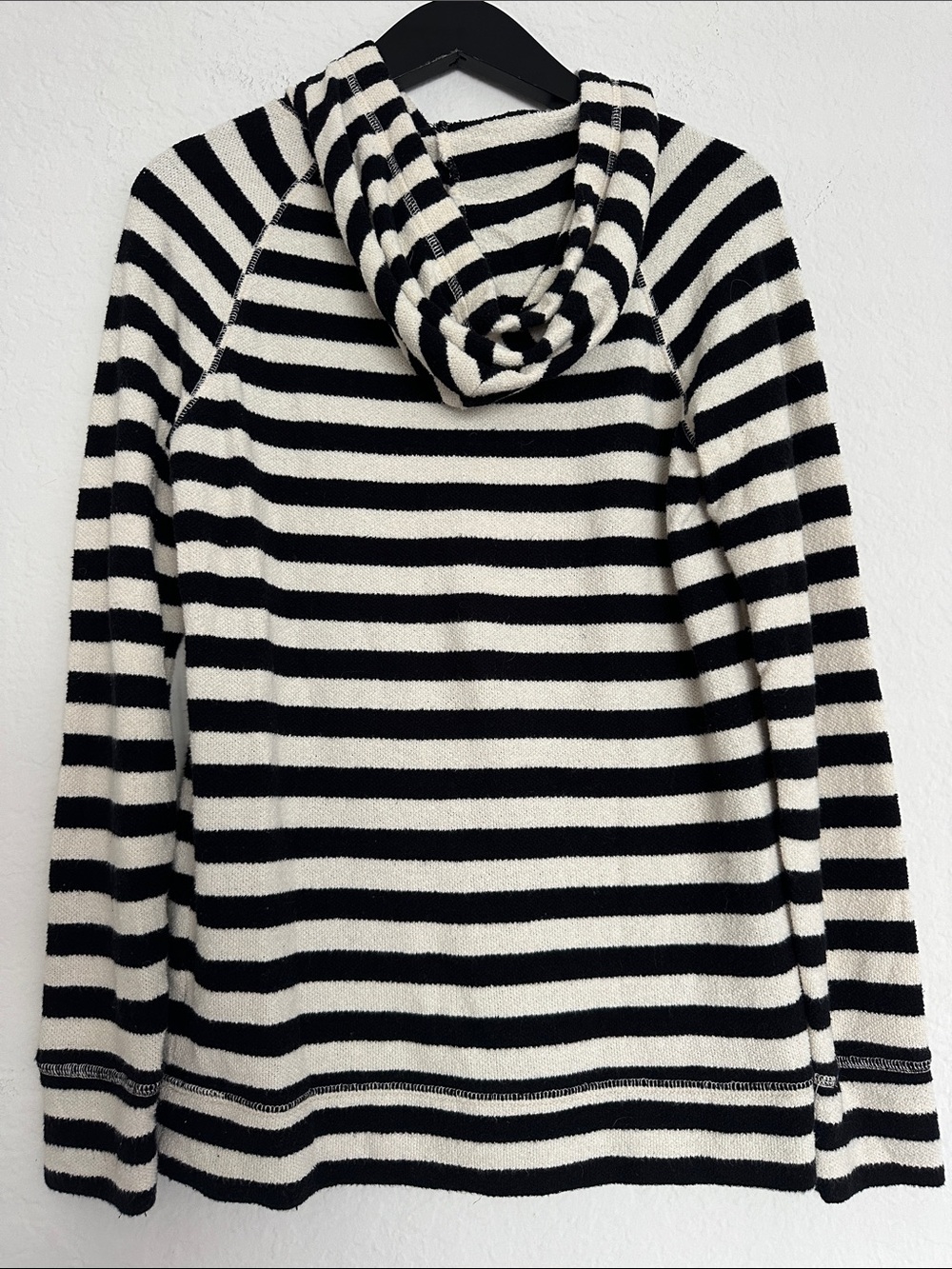 J. Crew - Terrycloth Striped Pullover Hoodie - Picture 4 of 4